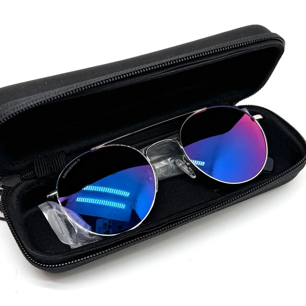 Converse Sunglasses Round Gradient Lenses Unisex Aviators Double Bridge SCO057Q